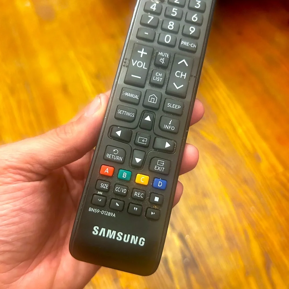 Samsung Black Remote Control original for tv Samsung Bn59 01289A